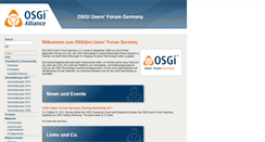 Desktop Screenshot of germany.osgiusers.org