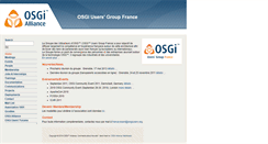 Desktop Screenshot of france.osgiusers.org